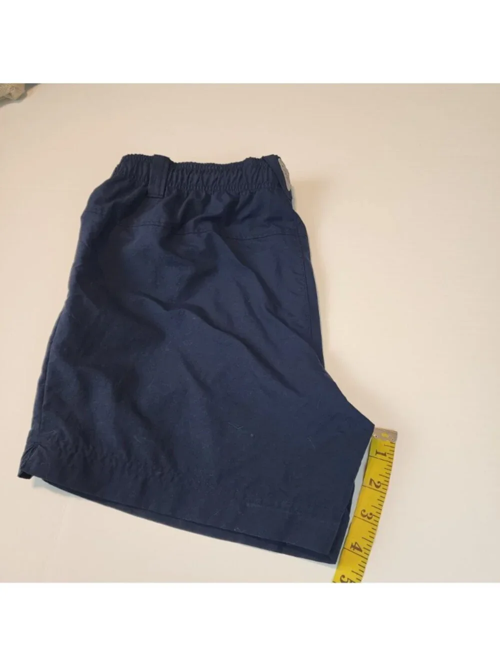 Columbia PFG Navy Blue Nylon Fishing Shorts Sz Small Mesh Lining Pockets